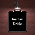 thumbnail image 2 of Fountain Drinks BLACK Aluminum Composite Sign 15''x18'', 2 of 9