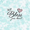 thumbnail image 4 of Inktastic Well Bless Your Heart with Floral Print Boys or Girls Toddler T-Shirt, 4 of 5