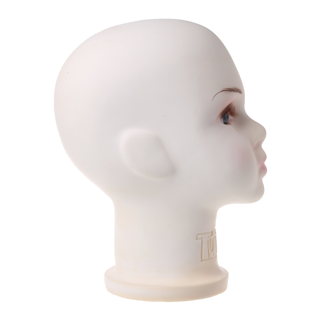 XISAOK Children Mannequins Manikin for Head For Wig Hats Show Model Stand Display