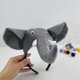 thumbnail image 4 of Disfraz de Elefante Conjunto de Falda Corta para Mujer y Niño, 4 of 4