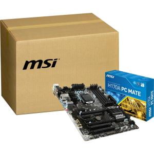 Msi H170a Pc Mate Desktop Motherboard Intel H170 Chipset Socket H4 Lga 1151 10 Pack Atx 1 X Processor Support 64 Gb Ddr4 Sdram Maximum Ram 2 13 Ghz Memory Speed Supported Dimm 4 Walmart Com