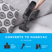 iHome SV2 Cordless Stick Vacuum Cleaner — 24 kPa Suction, LED Headlights, 60-Min Runtime, HEPA Filter for Carpet, Hard Floors & Pet Hair