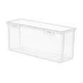 thumbnail image 4 of Cesta de costura, caja para manualidades, caja de almacenamiento de artículos diversos, transparente, cómoda, portátil, de gran capacidad, organizador 30 cm x 105 cm x 13 cm, 4 of 8