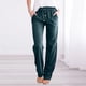 thumbnail image 5 of Ploknplq Linen Pants Women,Beach Vacation Clothes for Women,Lounge Pants Women,Solid Straight Pants Waist Long Elastic Drawstring Cotton Pants,Joggers for Women,Cargo Joggers for Women Mint Green M, 5 of 5