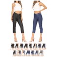 thumbnail image 7 of MOA COLLECTION Women's 3 Pack Casual Comfy Slim Pocket Jeggings Jeans Capri Pants, 7 of 7