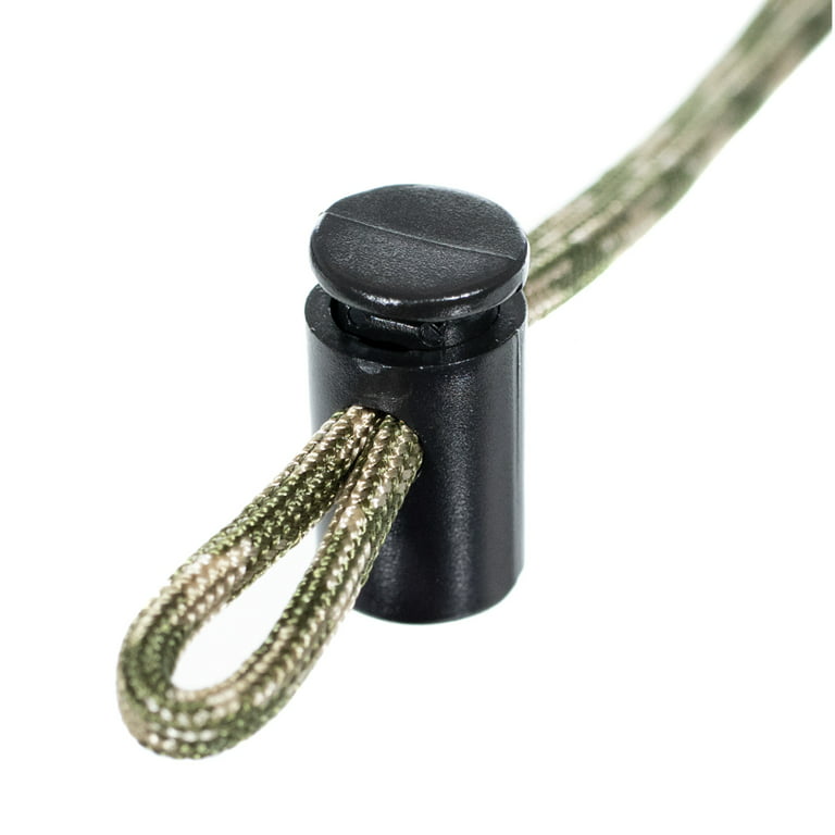 Paracord Planet Heavy Duty Barrel Cord Locks - Clamp Toggle Stop