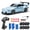 Blue, variant on Storvive RC Drift Car, 1:24 Remote Control Car, 20KM/H 4WD High Speed RC Cars with LED Lights, 2.4GHz RC Race for Boys Girls, Dark Gray