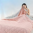 thumbnail image 1 of Heavy Blanket For Sleeping Perfect，Ice Blanket Summer Cooler Quilt For Hot Sleepers And Night Sweats Cooler Comforter Double Cold Effect Blanket Cooler Fiber Soft Machine Washable, 1 of 8