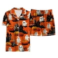 thumbnail image 6 of OJSFQUFP Girls Shorts Set Toddler Short Sleeve Print Shirts Tops Pants Outfits Button, 6 of 6