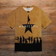 thumbnail image 6 of Hamilton The Musical T-Shirt Full Print Short Sleeve Crew Neck Casual Novelty Graphic Tee Shirt Tops for Men Women 6XL, 6 of 8