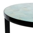 thumbnail image 4 of SAFAVIEH Zaira Contemporary Modern End Table, Blue/Green, 4 of 5