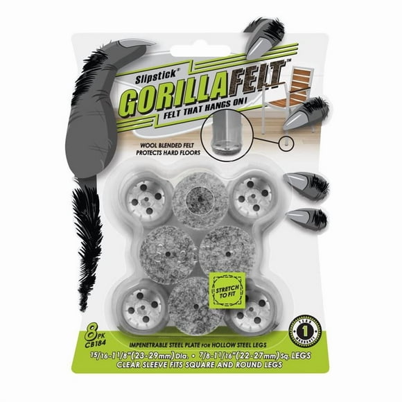 TABL/CHAR LEG TIP 1" 8PK(Pack of 6)