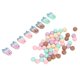 thumbnail image 5 of Cuentas De Silicona, Cuentas De Silicona De Té De Burbujas Lindas Lavables, Multifunción, Resistentes, Suaves Para Hacer Joyas, 5 of 7