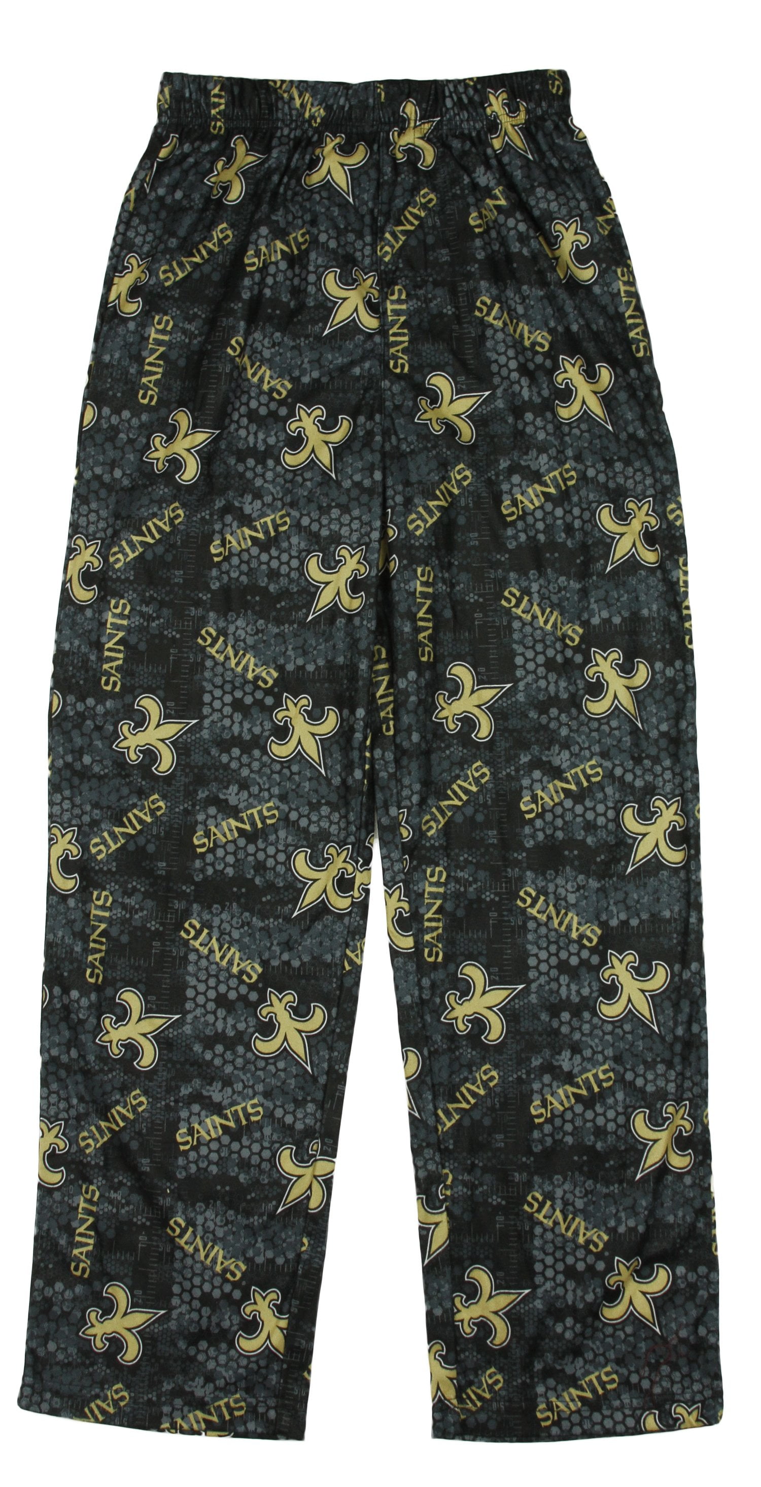 NFL Football Little Kids Youth Boys New Orleans Saints Lounge Pajama PJ Pants by