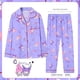 thumbnail image 4 of Pijamas de dibujos animados para niños y niñas, ropa de dormir Kawaii de manga larga, con diseño de Cinnamoroll Kuromi, 2023, 4 of 4