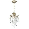 thumbnail image 1 of Maxim 14422CZGS Cebu 1-Light Pendant Ceiling Light, Capiz & Gold Silver, 1 of 1