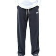 thumbnail image 1 of Pantalones largos para hombre, de color liso, con cordón, informales, de moda, largos, para hombre, 1 of 5