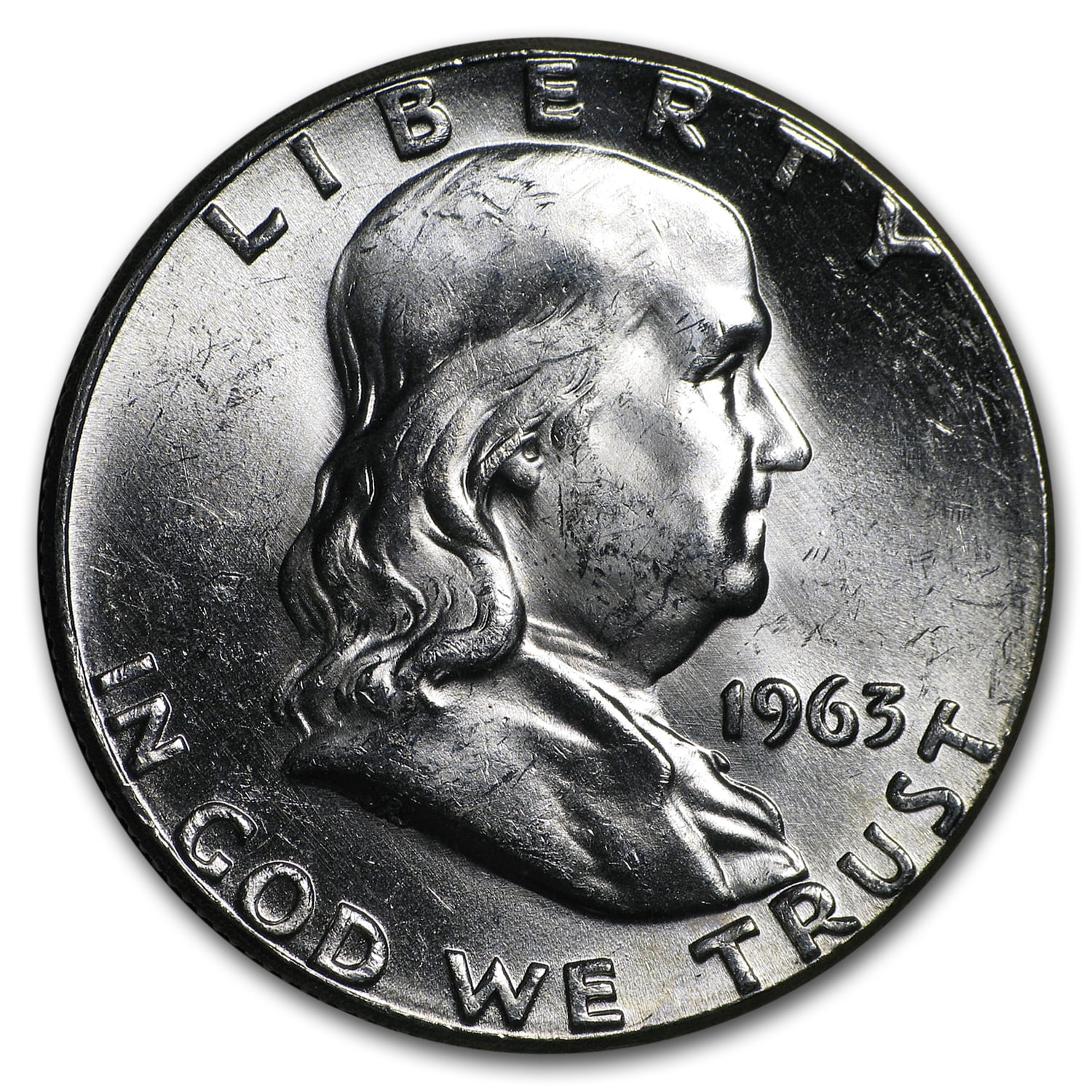 1963 Franklin Half Dollar BU - Walmart.com