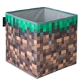 thumbnail image 6 of Minecraft: Ottoman - Small - Pixel Grass Block Collapsible Storage w/ Lid, Footrest Box ,11x.8" Square Cube, Store Toys, Game Theme Decor, Licensed, 6 of 7