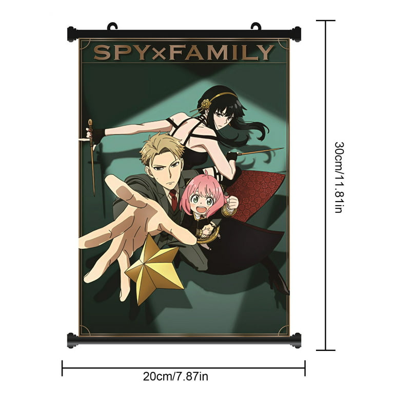 Draggmepartty Anime Spyfamily Poster Paintings Posters Wall Art Hanging Prints Picture Modern Home Room Decoration, Size: 20, GH13