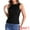 Black, variant on DARING DIVA Women's Knit Sleeveless Boat Neck Fitted Textured Tank Top M Beige