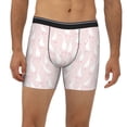 thumbnail image 2 of Men'S Boxer Briefs, Minimalist Cute Duck Pink Soft And Breathable Mens Underwear Boxer Briefs With Widen Waist, 2 of 2