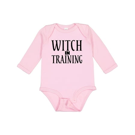 

Inktastic Witch in Training Gift Baby Boy or Baby Girl Long Sleeve Bodysuit