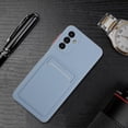 thumbnail image 6 of Galaxy A13 5G Case, Slim Soft Fit Shockproof Protection Case Dropproof Non-Slip Silicone Case with Card Slots Soft TPU Bumper Phone Wallet Case for Samsung Galaxy A13 5G,Gray, 6 of 7