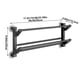 thumbnail image 4 of Zapatero plegable de pared para baño, de acero inoxidable negro ABS, 50 x 25 x 10 cm, organizador de zapatillas ajustable que ahorra espacio, colgador de toallas, estante para herramientas de, 4 of 9