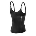 thumbnail image 4 of Waist Trainer Vest For Women Zipper Corset Body Shaper Adjustable Tummy Control Neoprene Sweat Sauna Tank Top, 4 of 8