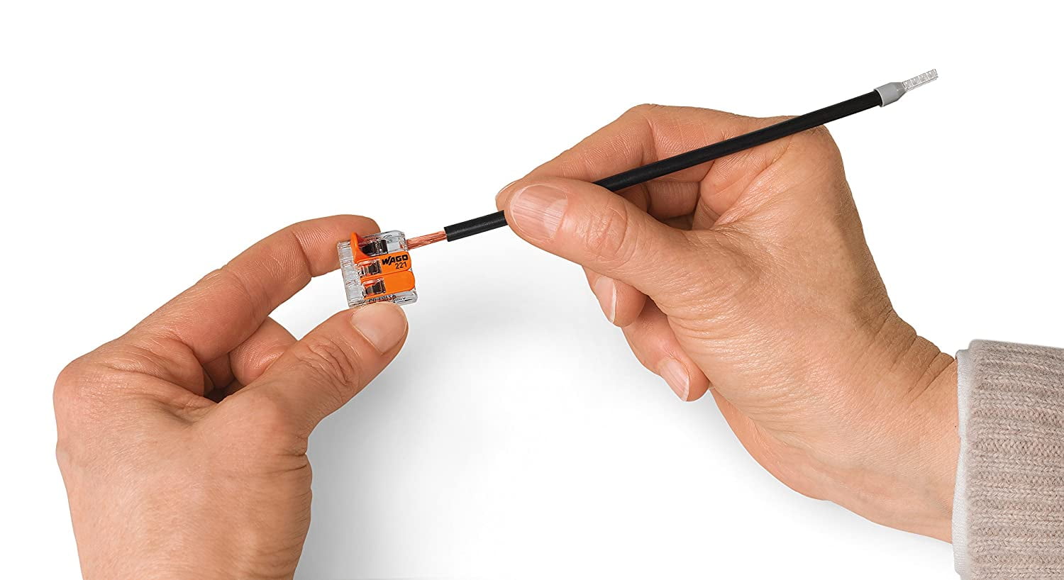 WAGO 221-412 2-Wire Lever-Nut Electrical Butt Splice