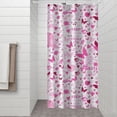 thumbnail image 2 of Pink Breast Cancer Shower Curtain 36"x72" ,Bathroom Decorative Shower Curtains Set with 12 Hooks,Modern Waterproof Washable Shower Curtain, 2 of 6