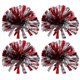 thumbnail image 2 of 4pcs Portable Cheerleading Hand Flowers Cheerleader Pom Poms for Sports Events, 2 of 3