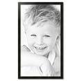 thumbnail image 2 of ArtToFrames 27" x 48" Honors Black with Silver Picture Frame, 27x48 inch Black Wood Poster Frame (WOM-5157),  Pack, 2 of 7