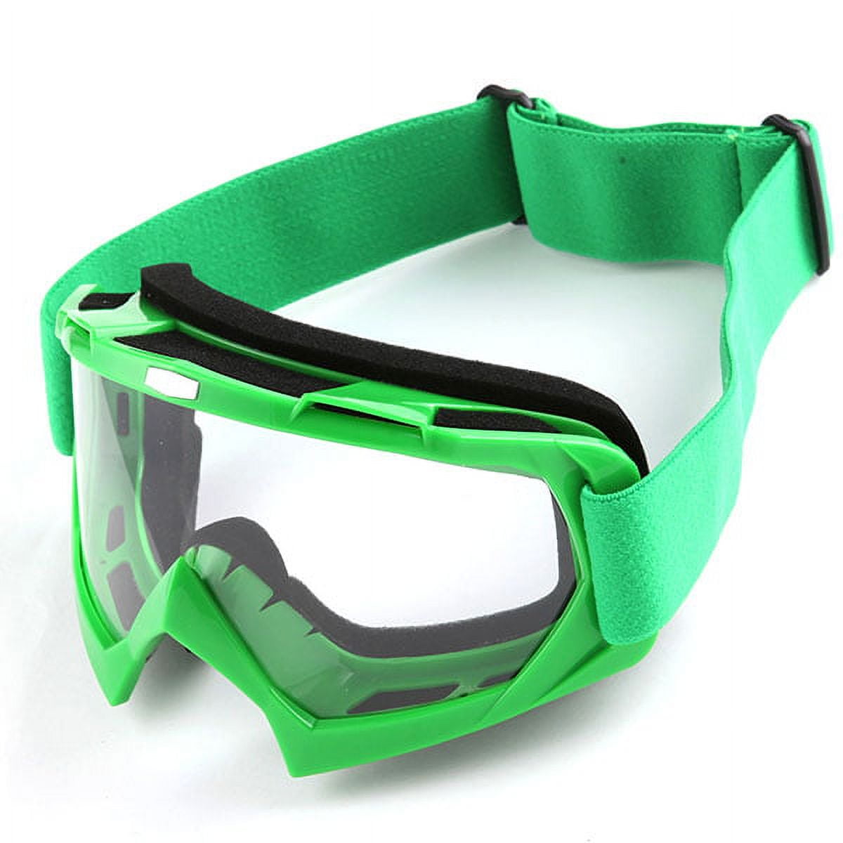 1Storm Adult Motocross Helmet BMX MX ATV Dirt Bike Helmet Racing Style HF801 + Goggle + Gloves Bundle; Sonic Green