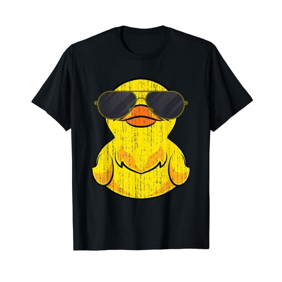 Cool Duckie Sunglasses Duckling Funny Ducky Rubber Duck T-Shirt