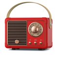 thumbnail image 1 of Altavoz Bluetooth PRUNUS J-999 estilo retro vintage rojo, 1 of 6