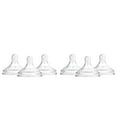 thumbnail image 1 of Dr. Brown's Natural Flow Options+ Wide-Neck Bottle Nipple, Level Y Cut, 9m+, 6 Pack, 1 of 9