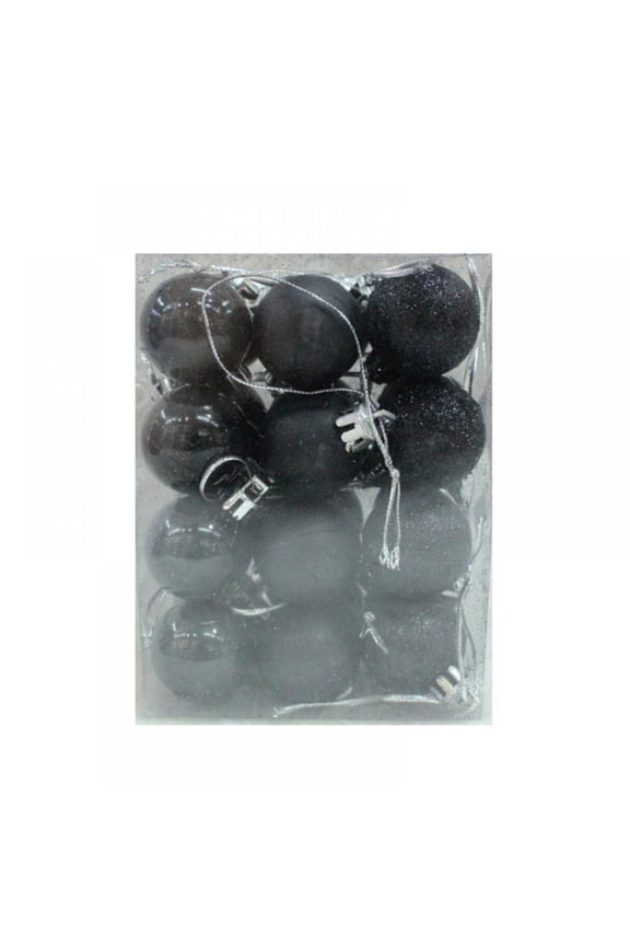 24Pcs Christmas Balls Ornaments for Xmas Christmas Tree - 3 Style Shatterproof Christmas Tree Decorations Hanging Ball for Holiday Wedding Party Decoration (1.2"/3CM)
