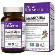 New Chapter Magnesium + Ashwagandha -- 60 Tablets