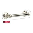 thumbnail image 3 of Delta Greenwich 9" x 7/8" Decorative Assist Bar in Brushed Nickel, 3 of 7