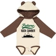 thumbnail image 3 of Inktastic Rock Climbing Future Climber Boys or Girls Long Sleeve Baby Bodysuit, 3 of 5