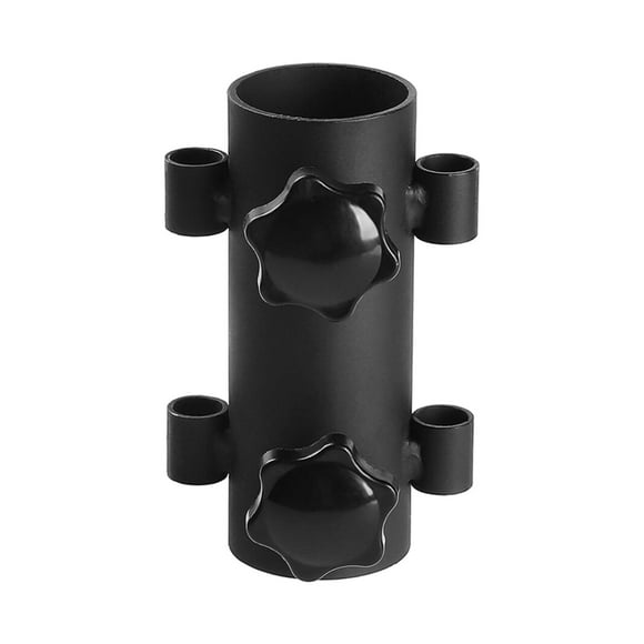 Soporte de poste para toldo portátil con refuerzo de hierro, tubo rígido a prueba de viento, soporte para de toldo, gran apertura para pesca, v Macarena Soporte para mástil para toldo