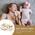 thumbnail image 4 of Shisuyan Wood Milestone Cards Khaki 1 Set 3.93X3.93Inch, 4 of 8