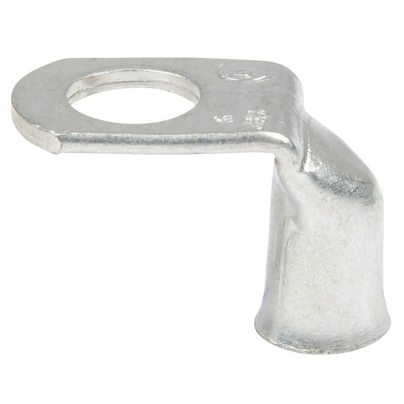 Ancor 262255 90° Tinned Copper Lug - 4 AWG x 5/16" Screw Hole, Pack of 2