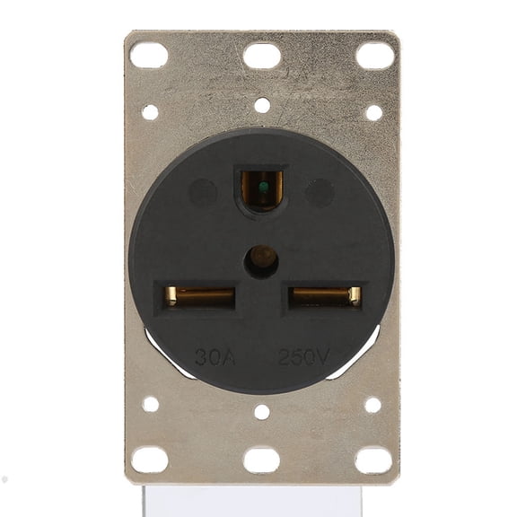Enchufe de toma de corriente, NEMA6-30R 30A 250V Toma de corriente industrial con orificios Eficiencia maximizada Jadeshay A