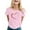 Pink, variant on Womens Tops Love Heart Graphic Shirt Valentine's Day Summer Cute Casual Short Sleeve Crew Neck Plus Size Clothes