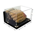 thumbnail image 2 of Versatile Deluxe Acrylic Display Case - Medium Rectangle Box with Gold Risers Mirror and Wall Mount 12" x 8.25" x 8" (A004-GR), 2 of 7