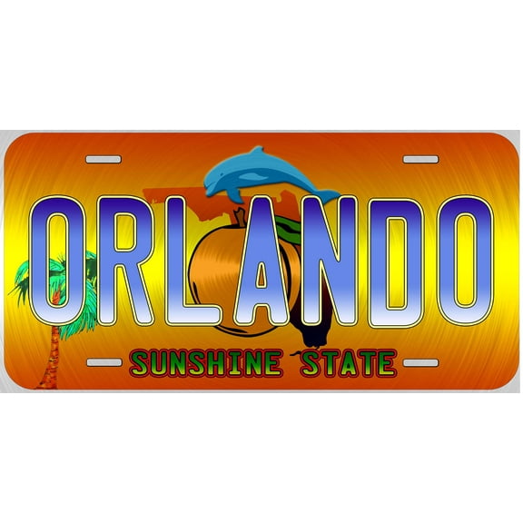 Orlando FL TAG08 Novelty Car Auto License Plate