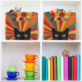 thumbnail image 6 of Yayeee Canvas Storage Basket with Handles for Shelves Fabric Bins Closet Organizer, Black Cat, 6 of 8